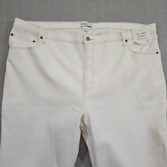 Abercrombie & Fitch Jeans Women's 37 x 28 The Ankle Straight Ultra High Rise - Picture 10 of 16
